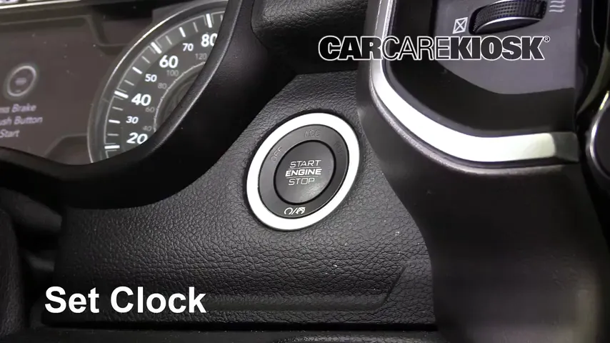 2019 Ram 1500 Big Horn 5.7L V8 Crew Cab Pickup Clock